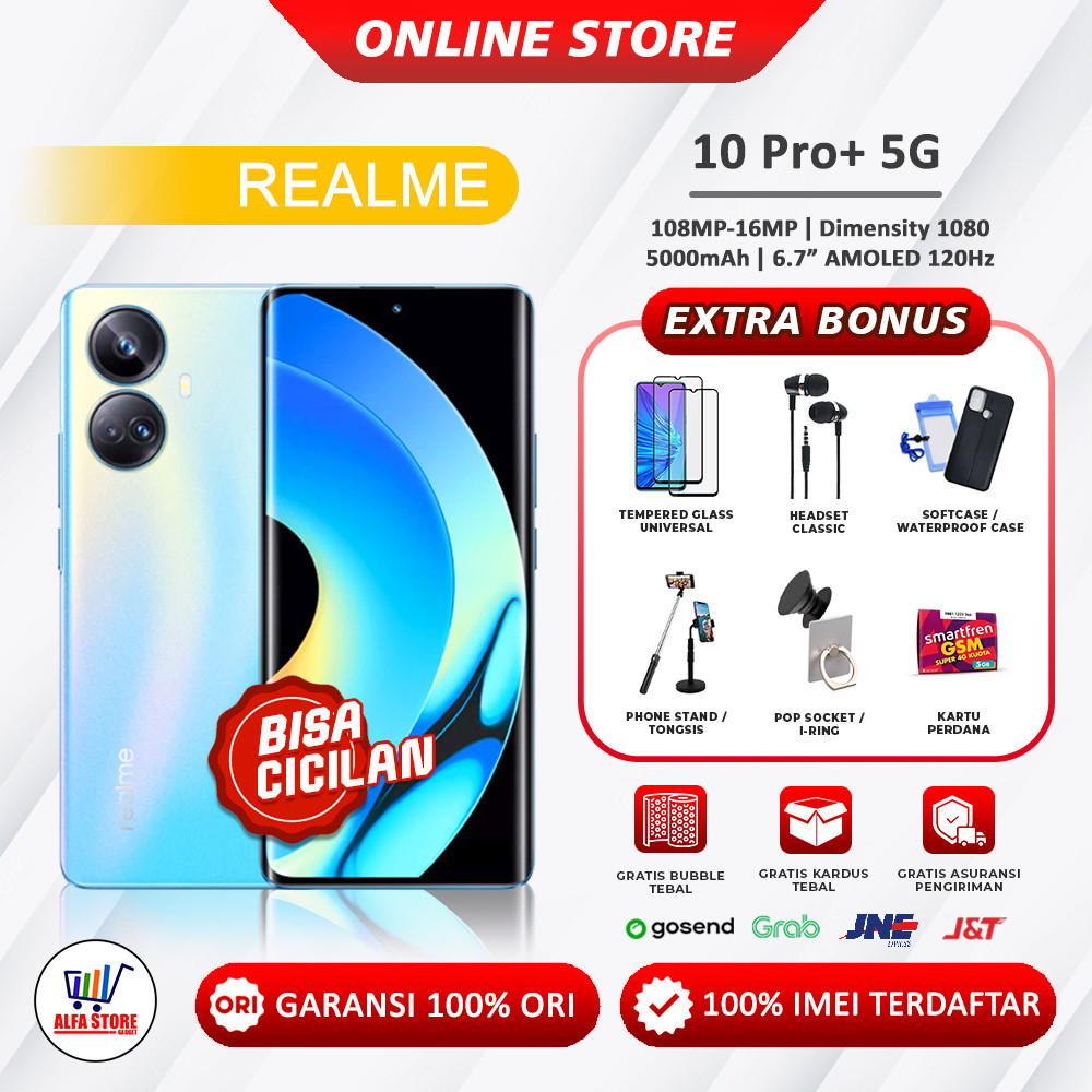 Realme 10 Pro Plus 5G RAM 12/256 Pro RAM 8/256 Pro 8/128 Garansi Resmi