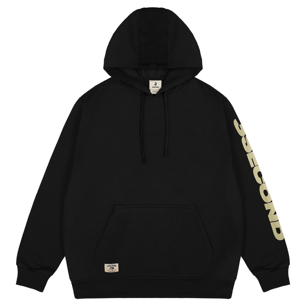 3Second Jaket Pria Hoodie Sweatshirt Outer Regular Fit Katun Fleece Torana HP-C110325