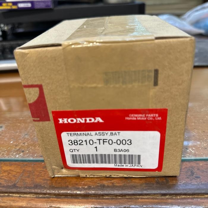 38210-TF0-003 TERMINAL BATTERY FUSE SIKRING KEPALA AKI BATRE BRIO SATYA BRV JAZZ GE8 TYPE S RS CITY 