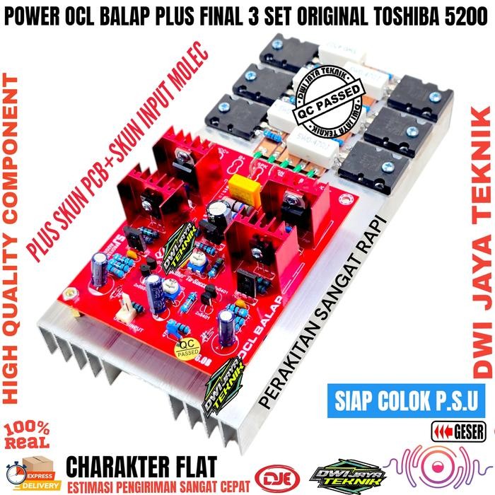 Kit Power OCL BALAP Plus Final Toshiba 3Set 5200 Original CVJA
