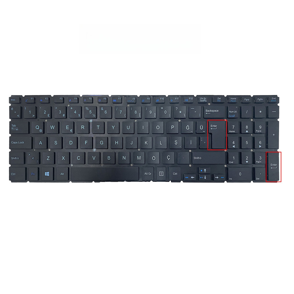TR/US Laptop Keyboard for Casper F15 F600 F650 F700 F800 F850 F855.Medion Akoya P6687 E6439 S6425 P6