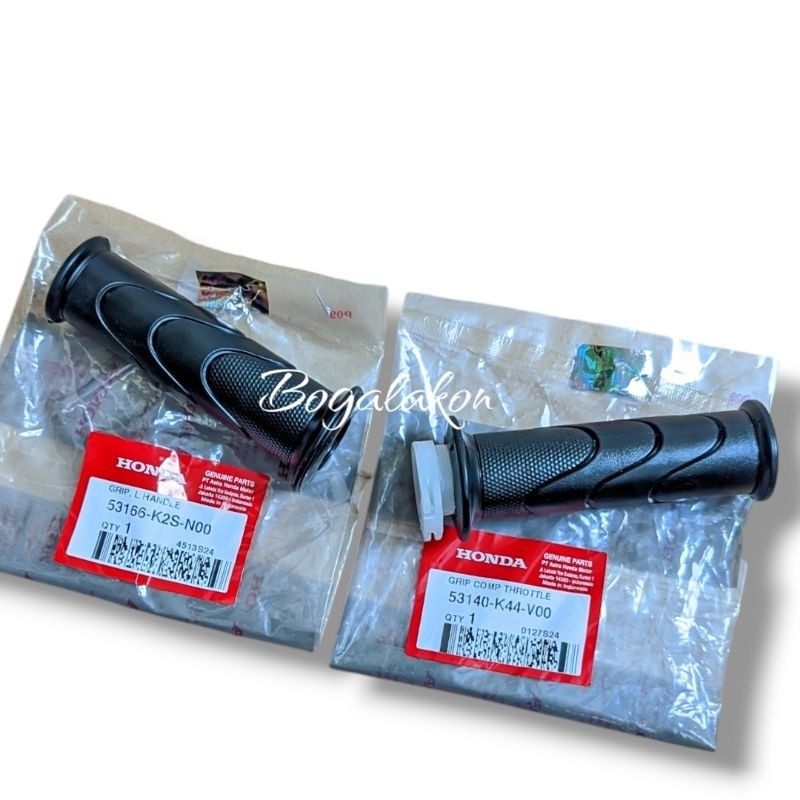 karet grip gas handgrip Honda beat street Eco fi  sett selongsong original ahm