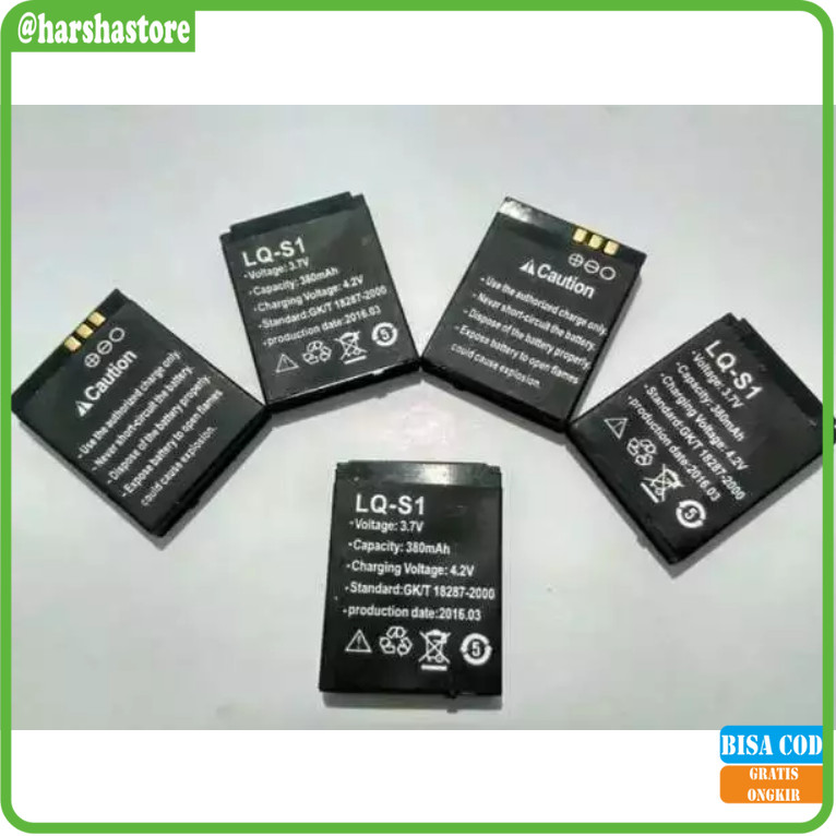 Baterai Smartwatch LQ-S1 DZ09 / U9 / U10 / A1 / Y1 / V8 / X6 -HARSHA-