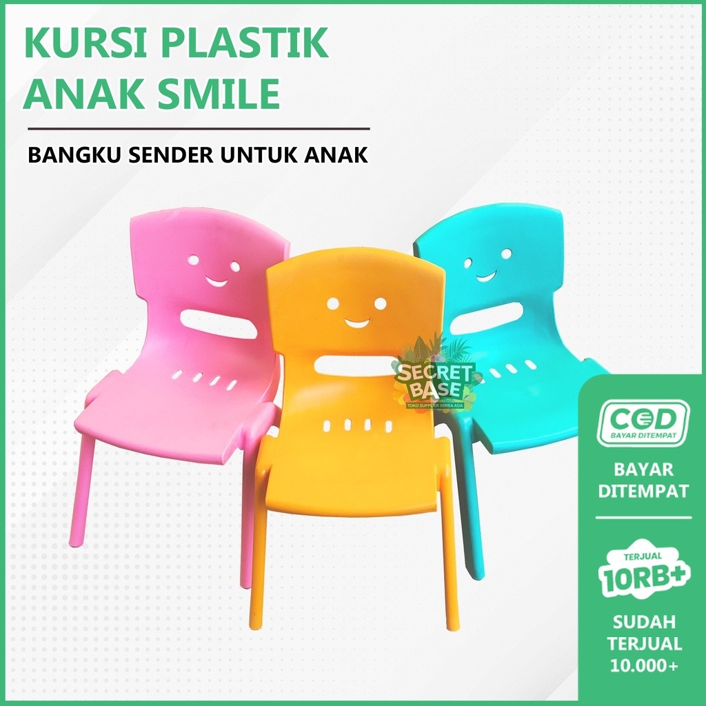 KURSI ANAK - Bangku Sender Kecil Plastik / Kursi Pendek Belajar Playgroup