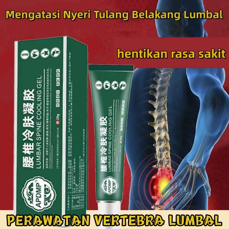 Promo Salep Lumbar Cold Compress Gel Pereda Nyeri Tulang Cream Lumbar Cold Compress Gel APDMP