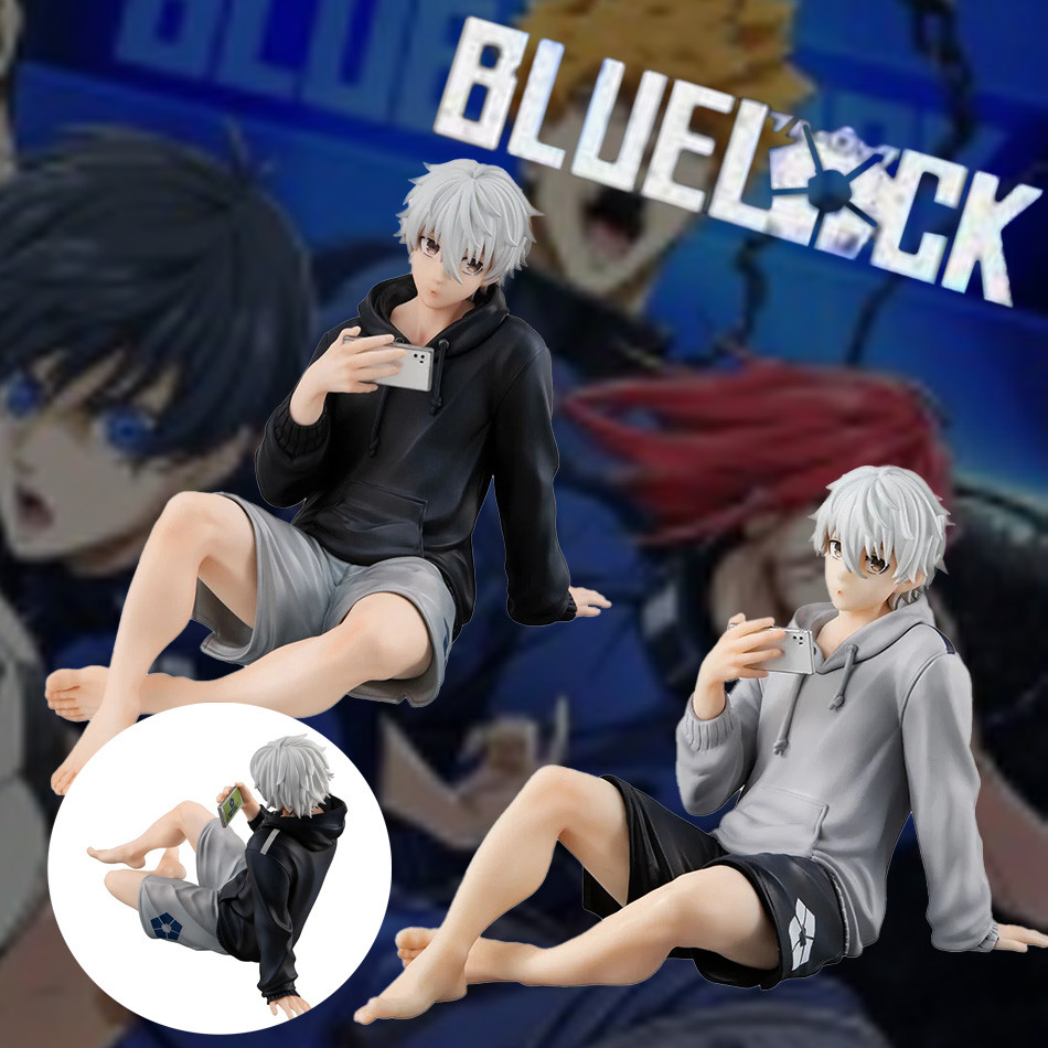 Nagi Seishiro Anime Figure sitting pose action figure Nagi Seishiro figurine Cute Collection Decorat