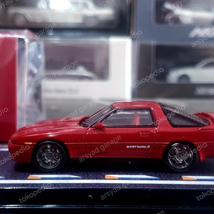 Diecast Tarmac Toyota Supra Red mulus TKsb99