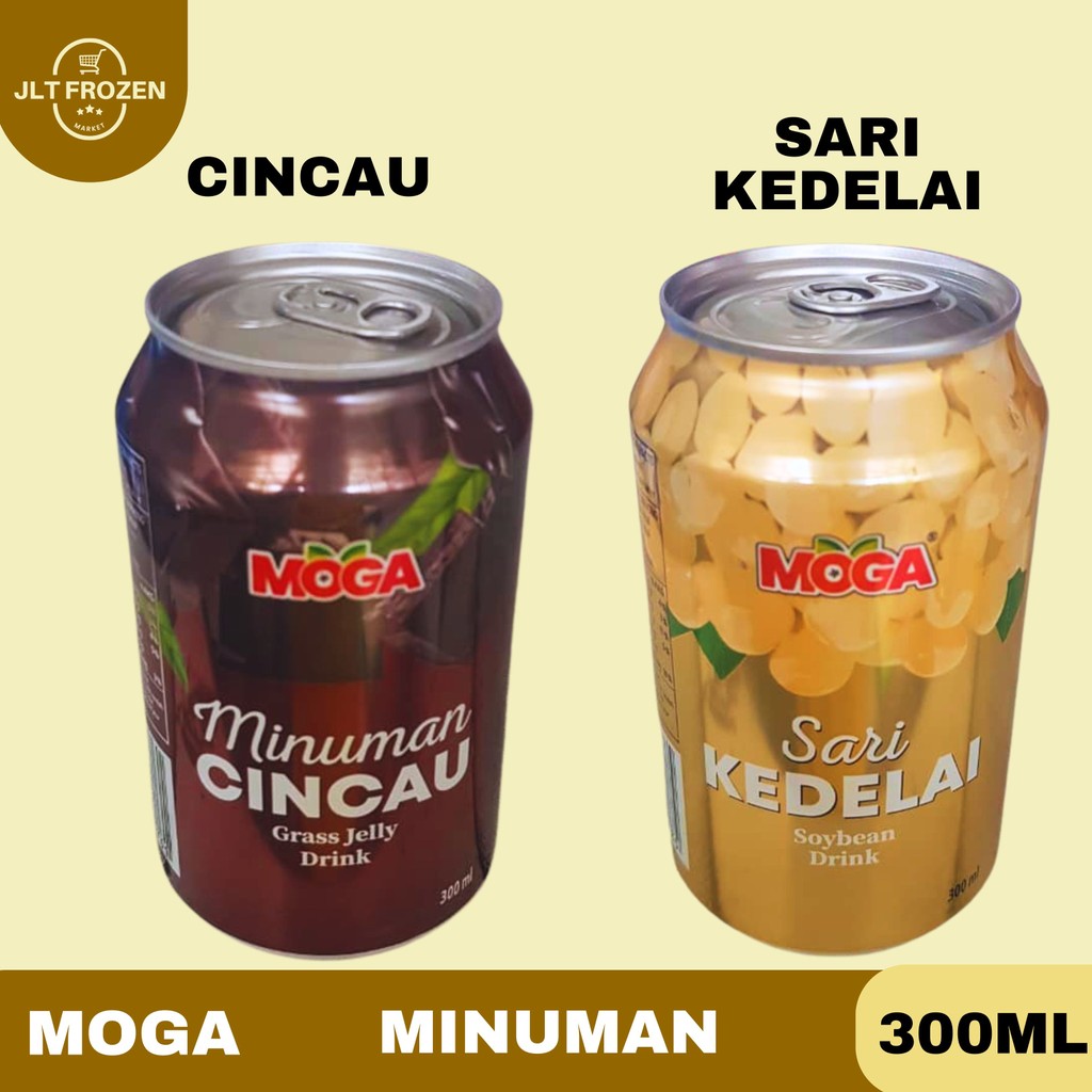 Moga Minuman 300ml - Minuman Cincau / Grass Jelly Drink / Minuman Sari Kedelai / Soybean Drink / Sus
