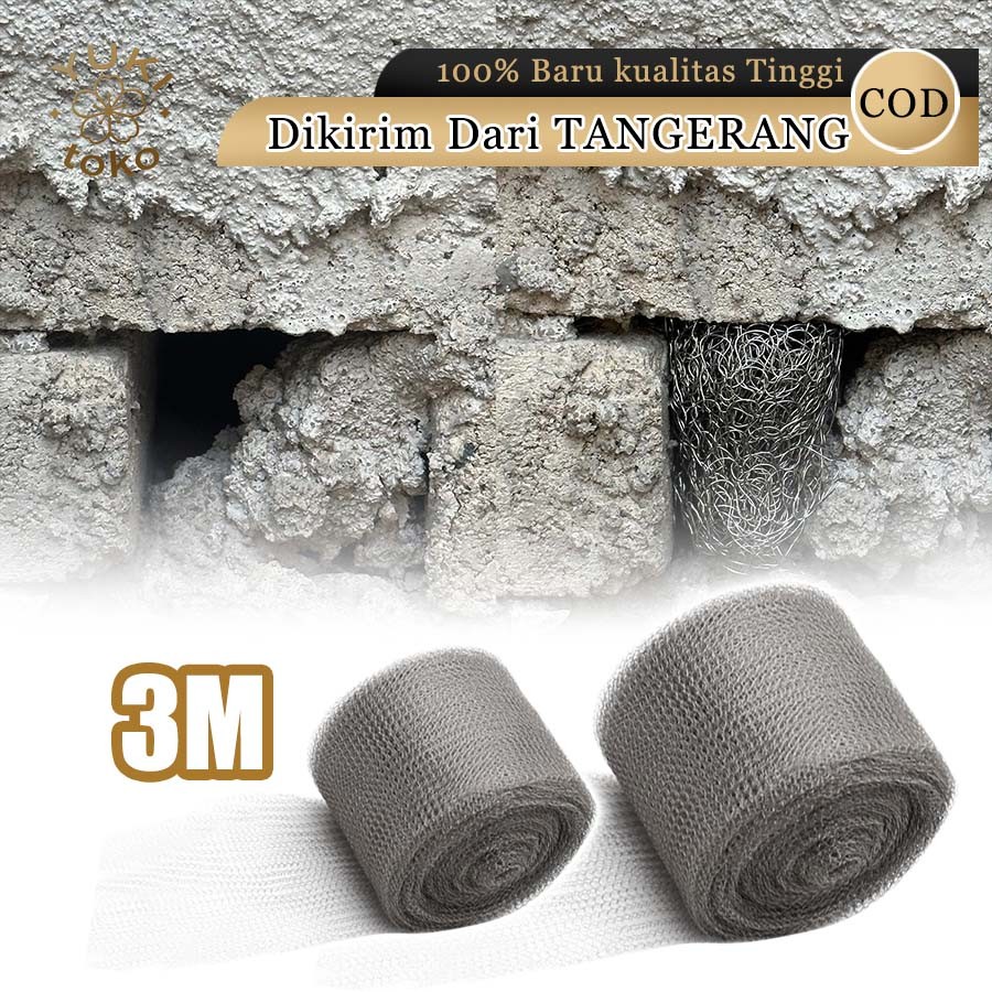 Jaring Anti Tikus Wiremesh 304 3M, Saringan Turbo Kawat Nyamuk Baja Tahan Karat