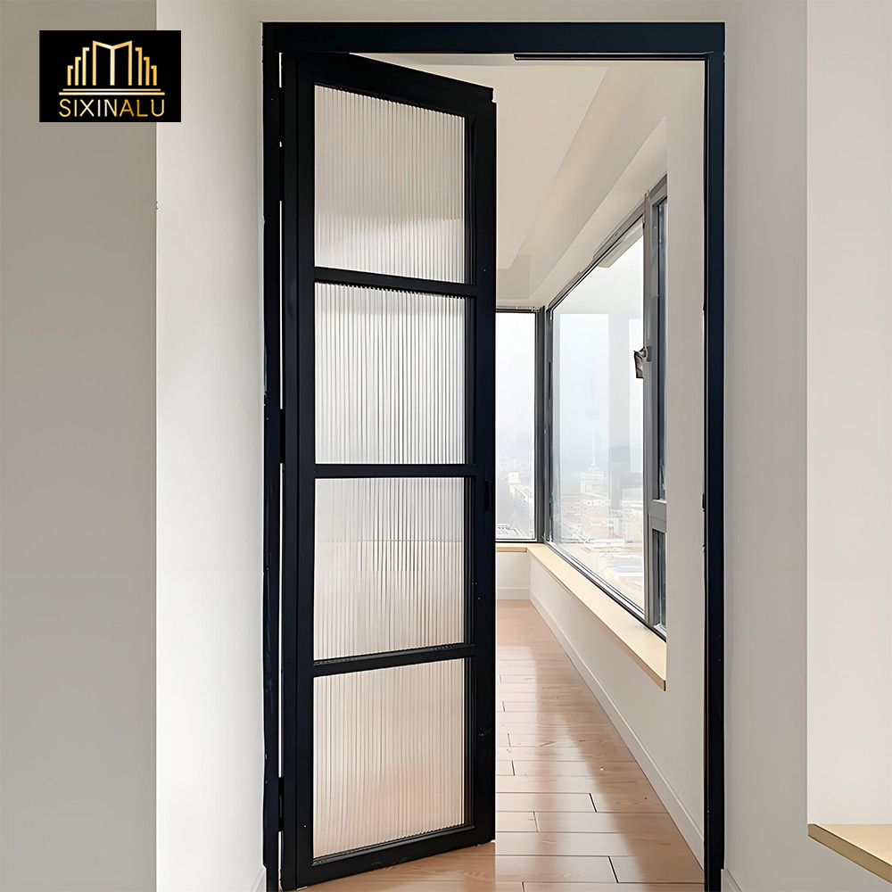 Sixinalu Latest Designed Sliding Door System PT Door Front Interior Casement PD Door Double Glaszed 