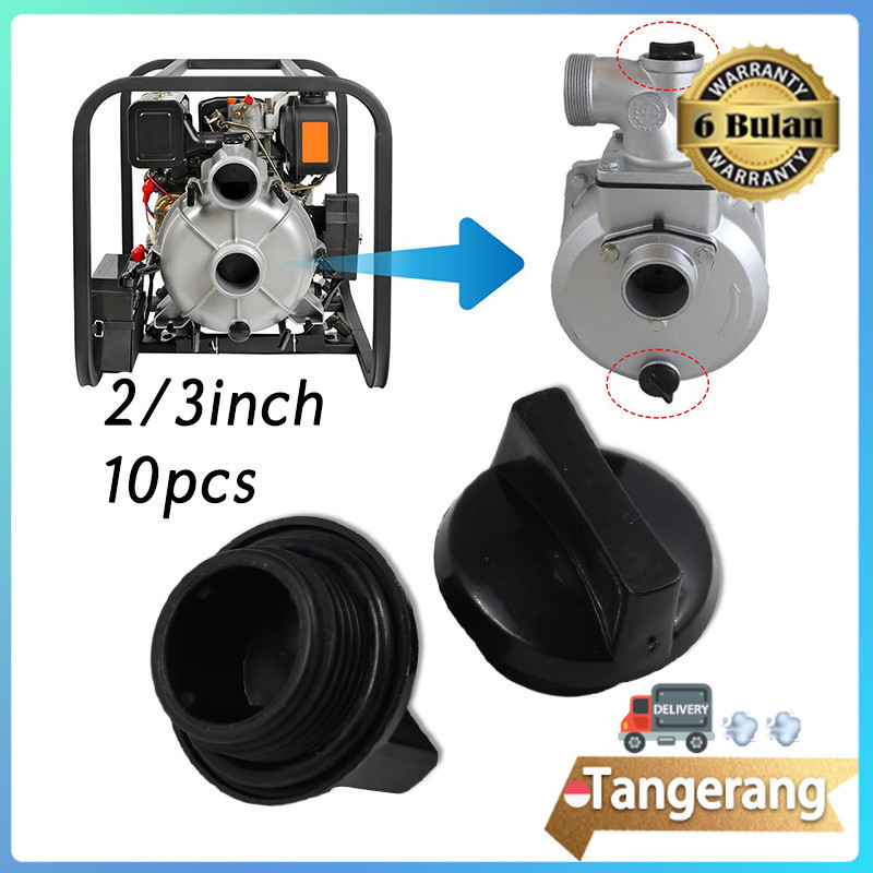 10pcs Tutup Pancingan Pompa Air 2/3 Inci Tutup Pancingan Air Mesin Pompa