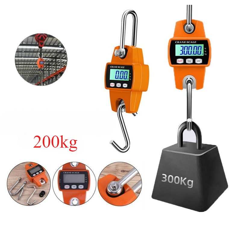 Timbangan Gantung Digital 200Kg Timbangan Gantung Barang 200Kg Timbangan Digital Gantung Stainless S