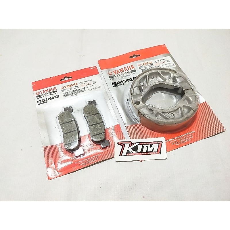 KAMPAS REM DEPAN BELAKANG RX KING MIO JUPITER VEGA R LAMA F1ZR SCORPIO ORIGINAL YAMAHA [ AUS -W0045 