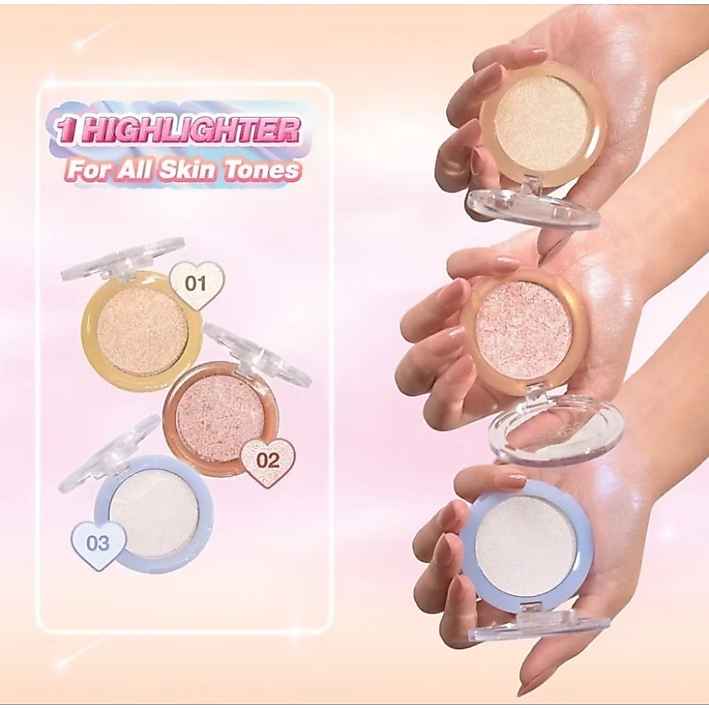 ( FATAYA ) SALSA GALAXY HIGHLIGHTER MILKY WAY || salsa highlighter 3 shade
