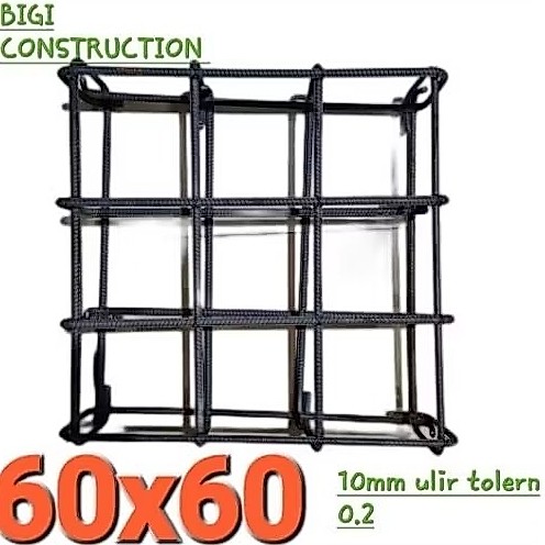 Cakar Ayam 60X60 Besi 10 Ulir Full Sni Full 0.2 Beton Proyek Bangunan Properti Begel Kawat Ring