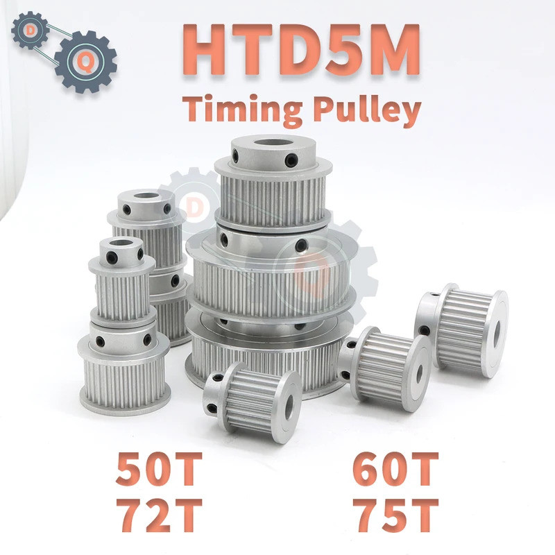 Pulley Timing HTD 5M 50 Gigi 60 Gigi 72 Gigi 75 Gigi Pulley HTD5M 5M 50T 60T 72T 75T Pulley Gigi 5M 