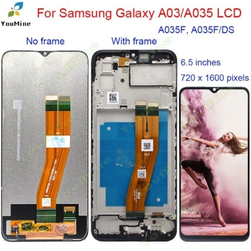 LCD FULLSET FREME SAMSUNG A02S A03 A03S ORIGINAL