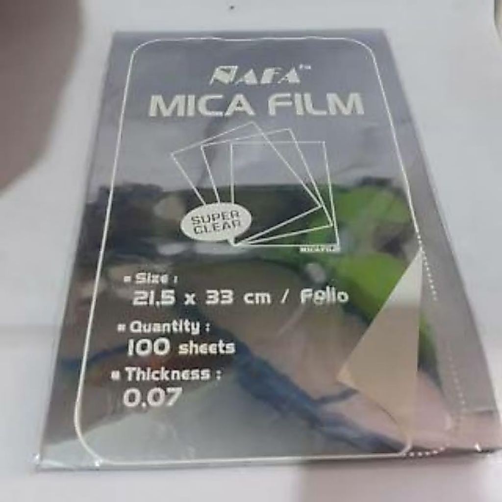[1PACK ISI 100]PLASTIK MIKA JILID BENING / PLASTIK MIKA JILID BENING / PLASTIK MIKA JILID TRANSPARAN