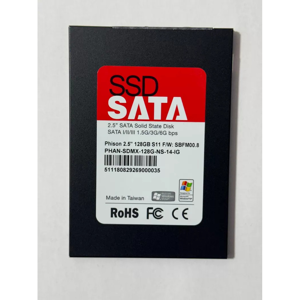 SSD Phison 128GB 2.5 Inch SATA III Garansi 3D NAND TLC | Stabil & Handal untuk Kantor & Produktivita