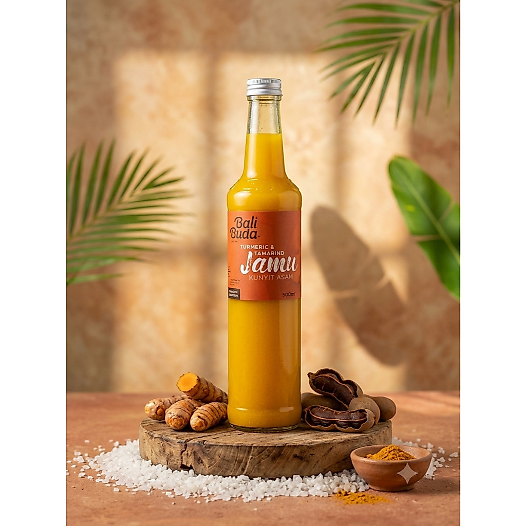 Bali Buda Jamu Kunyit Asam – Herbal Drink Sehat Detox Alami Turmeric Tamarind