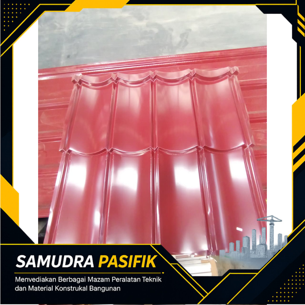 GENTENG METAL 0.30 POLOS 2X4