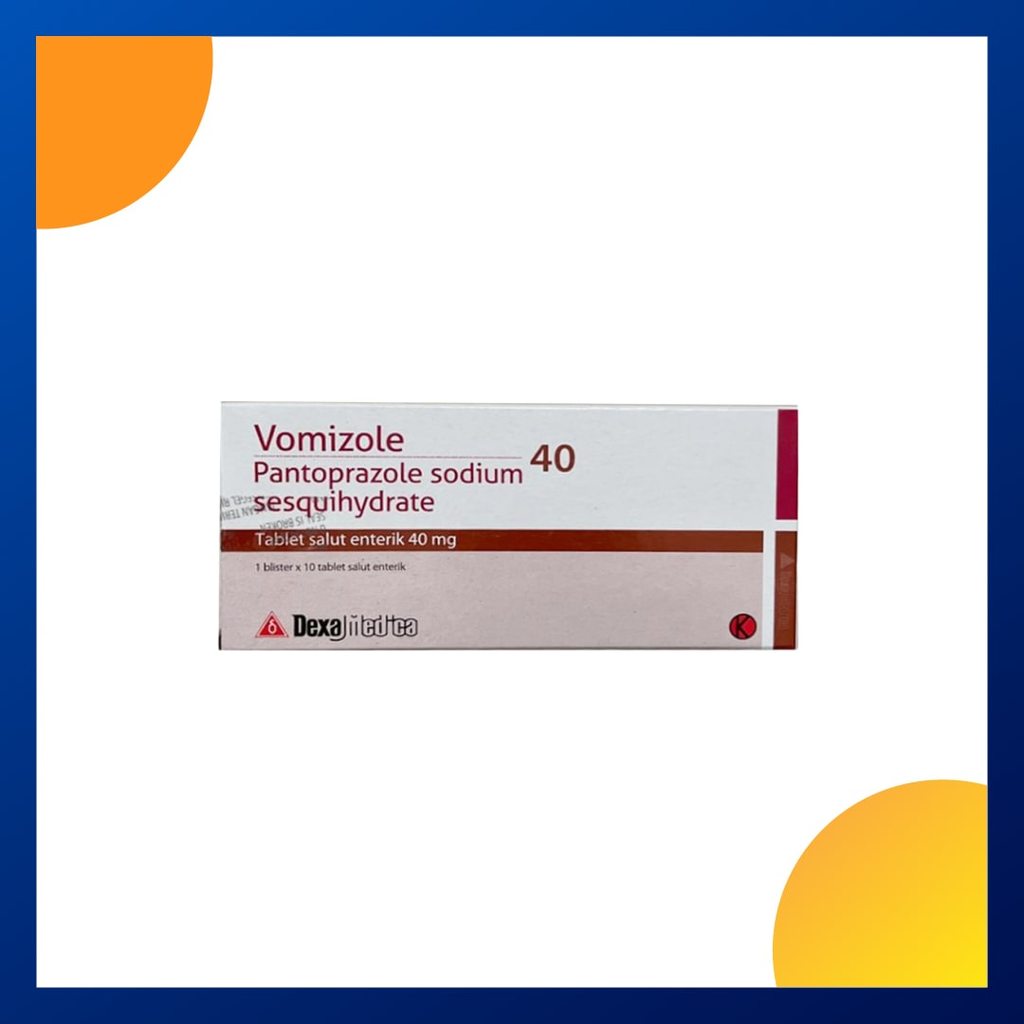 VOMIZOLE 40 40 MG 1 BLISTER @ 10 TABLET SALUT ENTERIK
