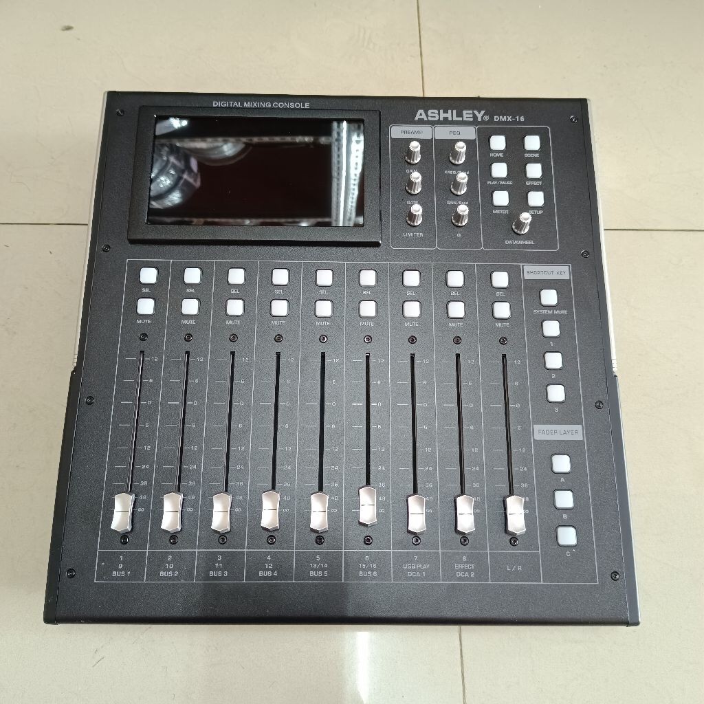 Mixer Digital Ashley DMX 16 Original Mixer Audio Ashley DMX-16 Mixer Digital Ashley 16 Channel Ashle