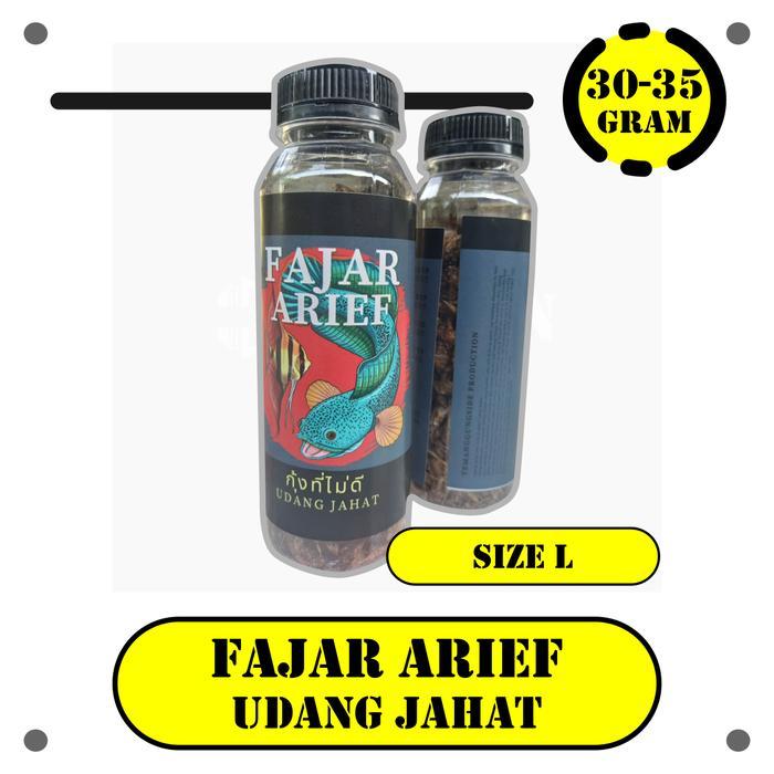 UDANG JAHAT FAJAR ARIEF Udang Kering Bar Bunga Ikan Channa Maru - Size L, Kemasan Ori