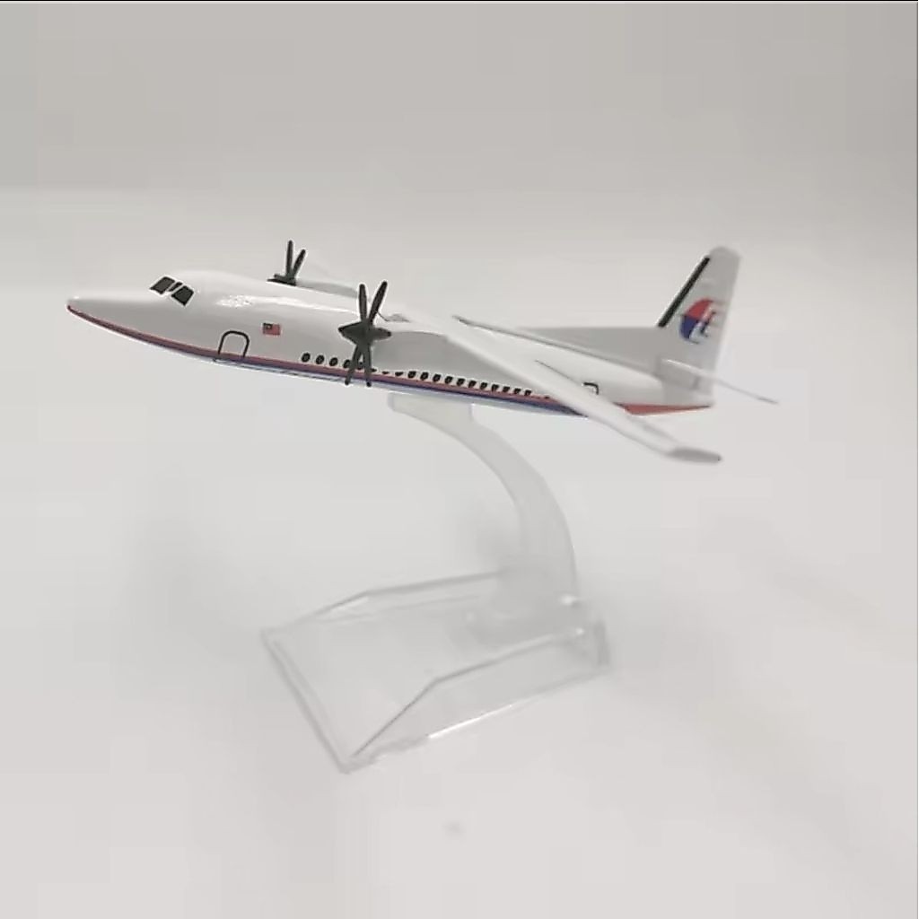 16CM ATR MALAYSIA MINIATUR PESAWAT DIECAST BESI METAL PAJANGAN DISPLAY