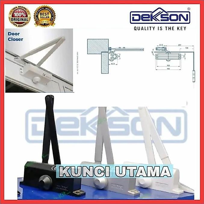 TERBARU - door closer dekson DELUXE HO penutup pintu hidrolik hold open dekson