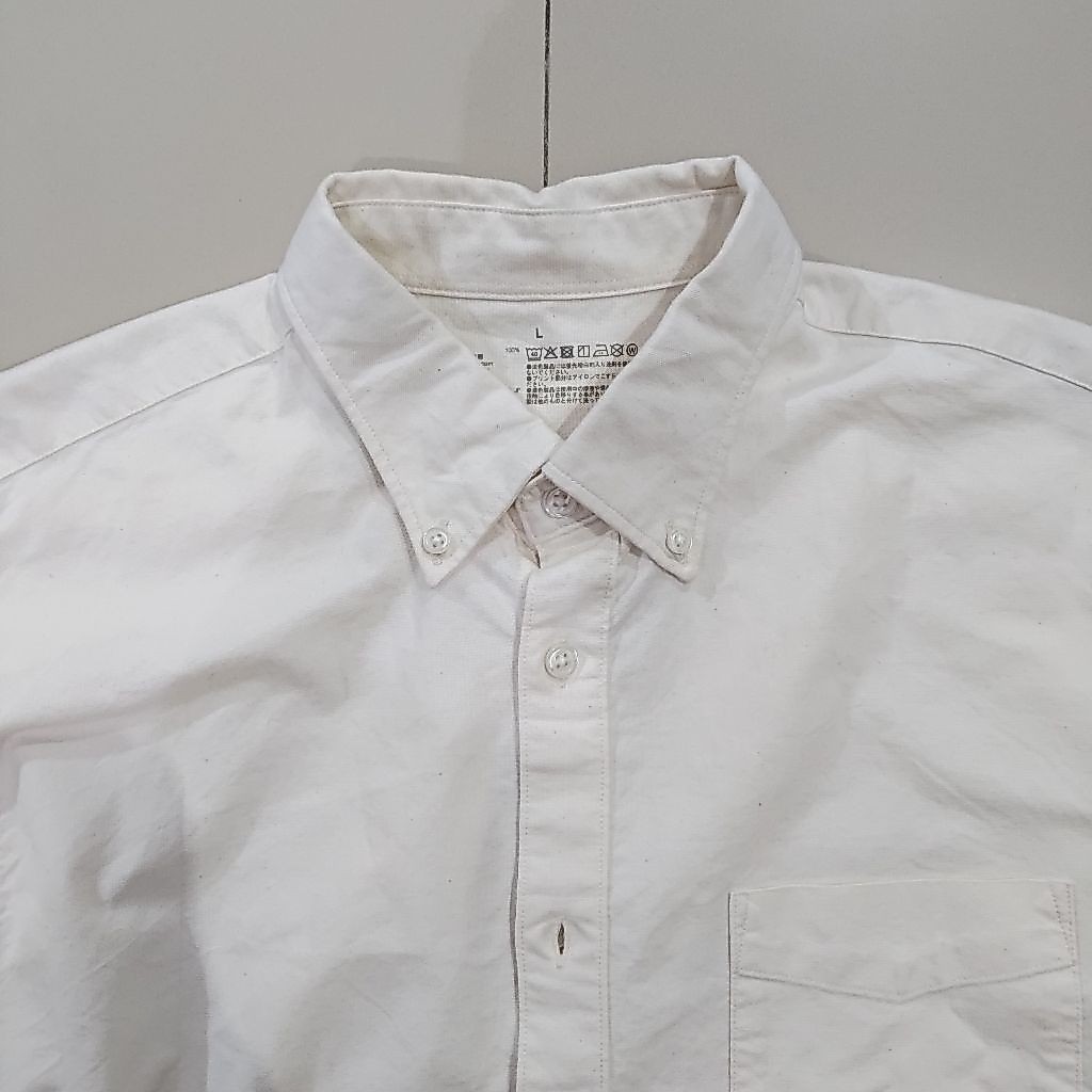 Kemeja Pria Lengan Panjang Muji size L