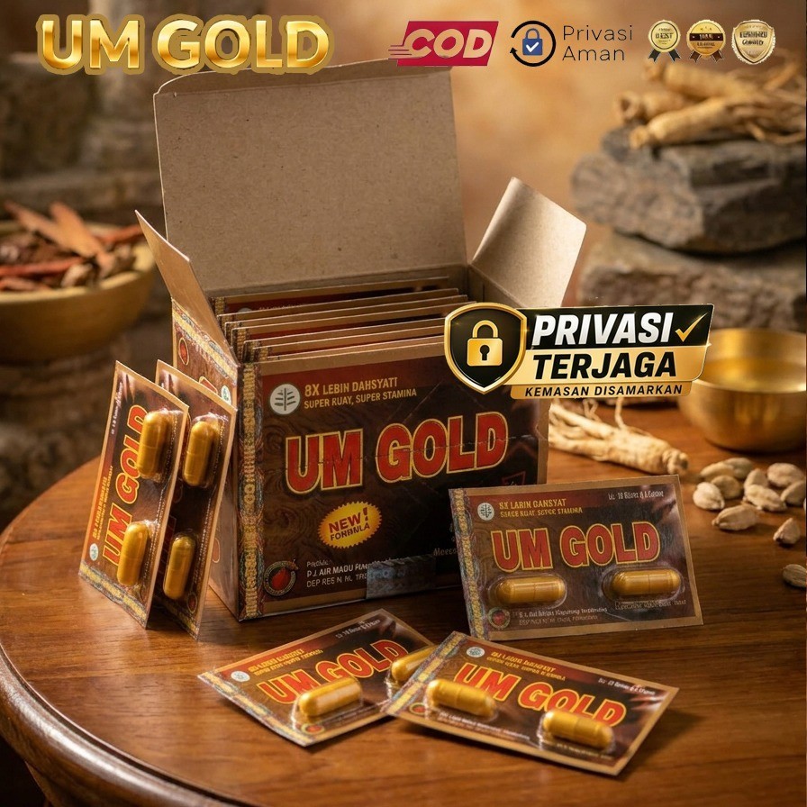 Gold Um100% Kemasan BOX 100% ORIGINAL