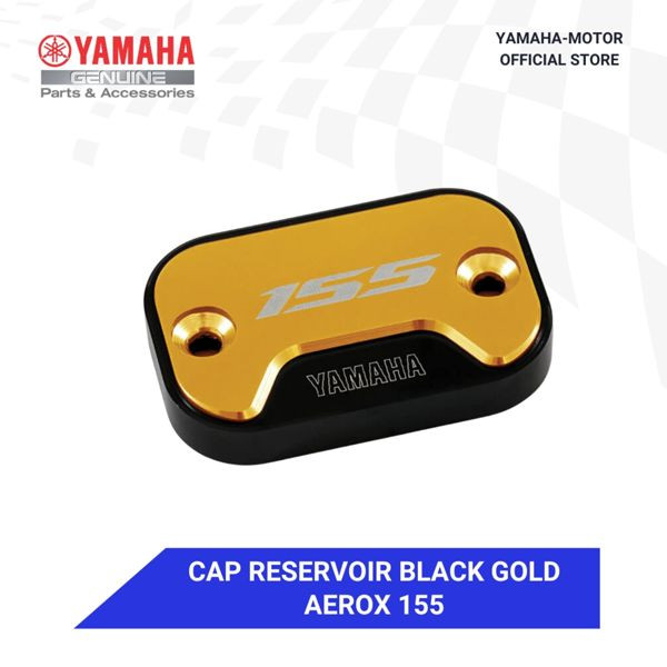 Yamaha Aerox 155 Cap Reservoir Black Gold