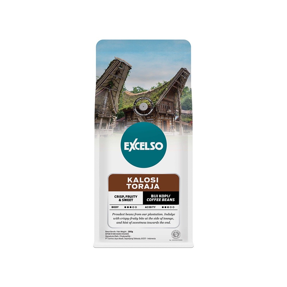 

JAMIN MURAH !!!EXCELSO Kalosi Toraja - Biji Kopi 2 x 200 gr(BISA LANGSUNG ORDER)