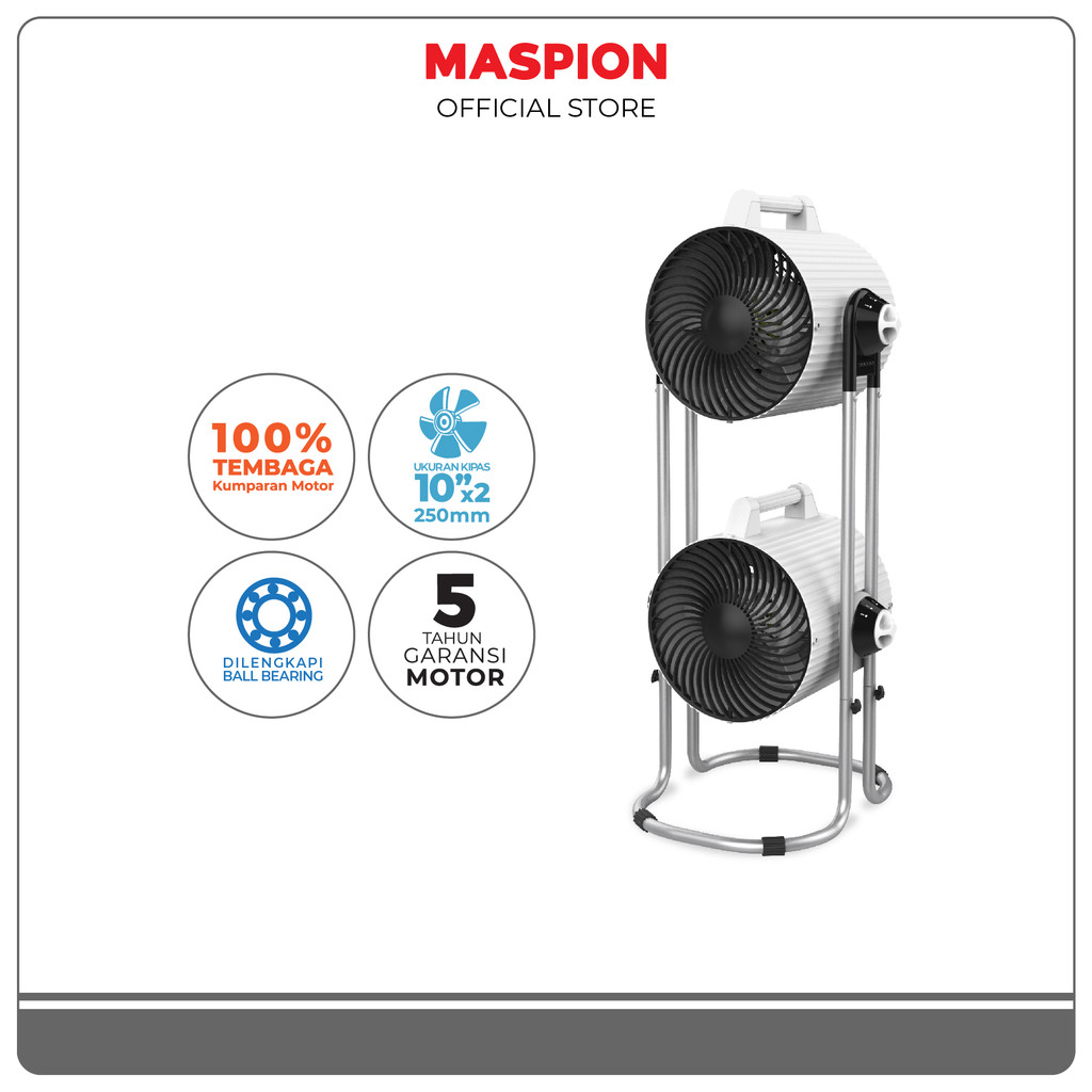 Maspion Turbine Fan Kipas Angin 10 Inch TB-105