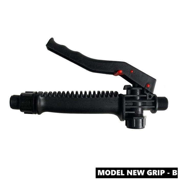 Stop Kran - Handle Tangan Sambungan Ke Stik Semprotan Pertanian 18mm ke 18mm Selang - NEWGRIP-B