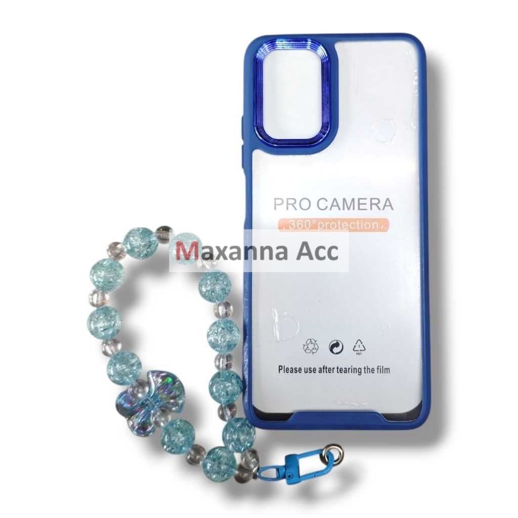 [MAXANNA] [ Case Realme C30 | C31 | C33 | C35 | C51 | C51S | C53 ] HARD CASE CRYSTAL TRANSPARAN META