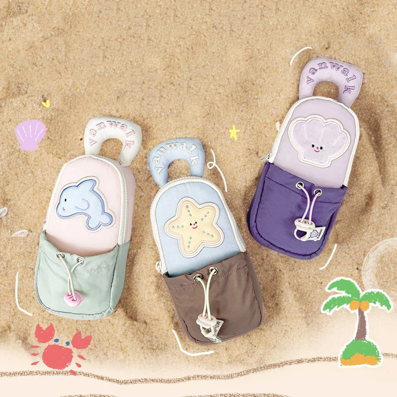 

[Artopia] Tepak Pensil VNAWALK Wadah Pencil Case Bolpen Tepak Lucu Pegangan Empuk Ocean