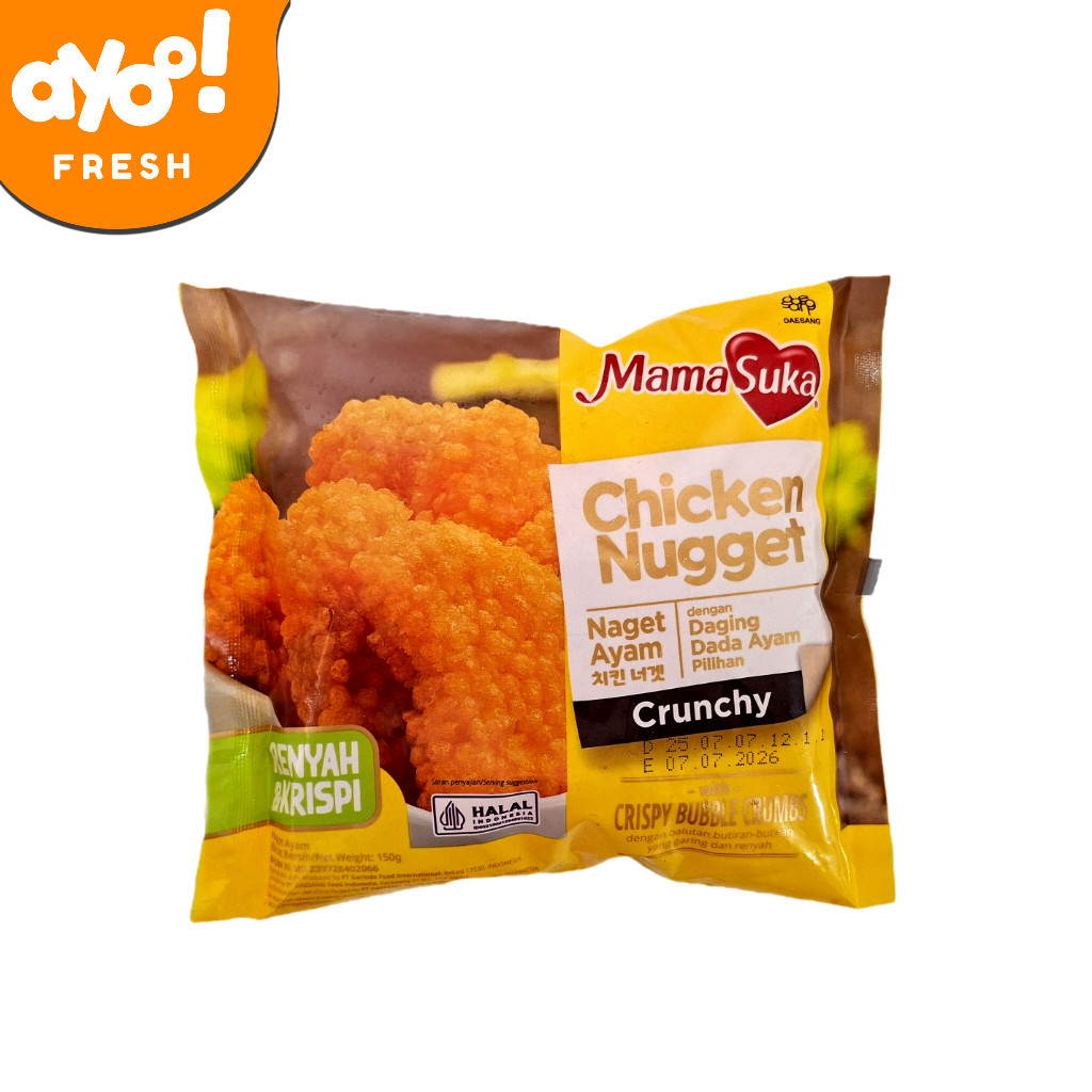 

Mama Suka Chicken Nugget Crunchy Bubble 150gr
