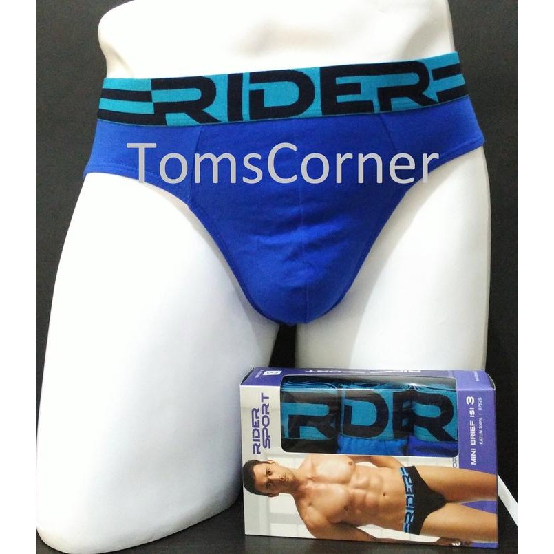 Celana dalam pria Rider 762 | pakaian dalam | rider sport | daleman - 762 Biru, M Terlaris