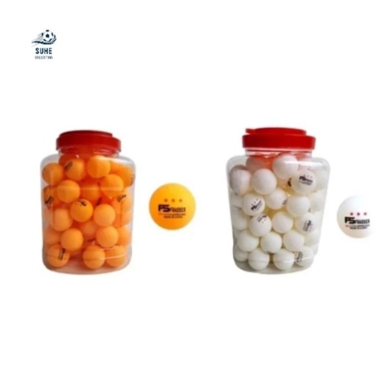 

Bola Pingpong / Tenis Meja / Table Tennis Ball Frasser 1 Toples Isi 60 Bola 3 Star