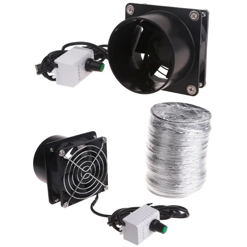 Exhaust Fan Air Ventilator Metal Pipe Ventilation Exhaust Fan Mini Extractor Fan