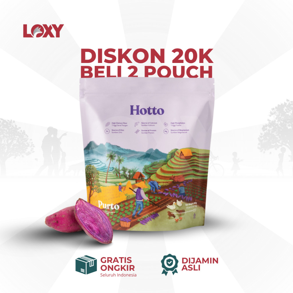

Hotto Purto Multigrain with Purple Potato 1 Pouch