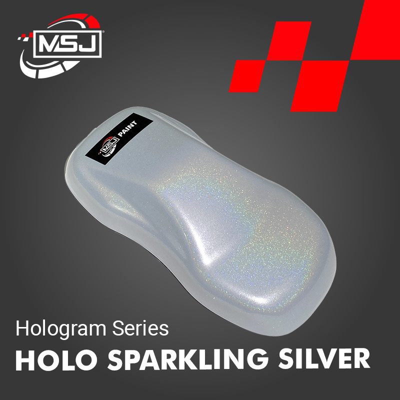 Cat Mobil/Motor HOLO SPARKLING SILVER | Hologram Series | MSJ