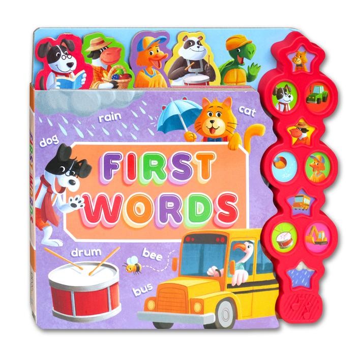 

First Words / First Numbers Tabbed Sound Board Book With 10 Sounds - First Numbers