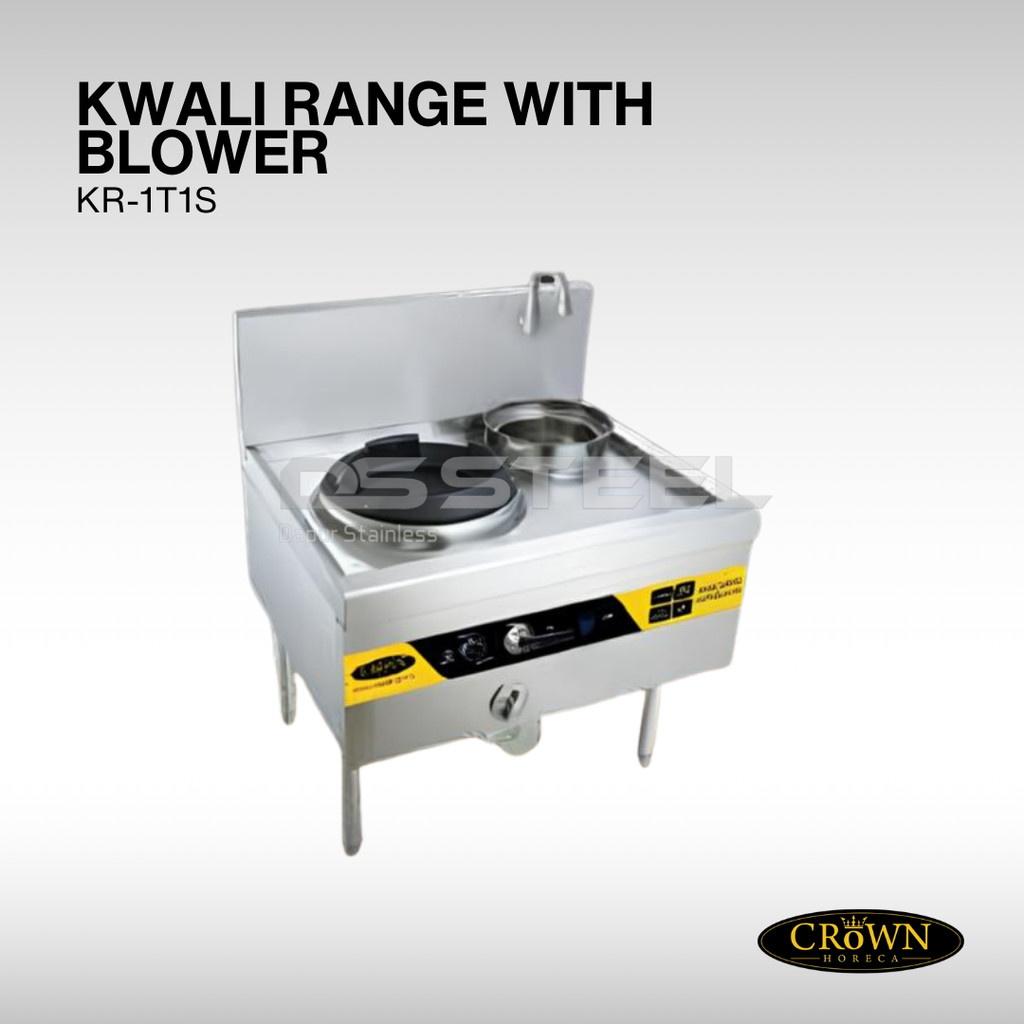 Kwali Range with Blower KR-1T1S Crown/Kwali Range 1 Tungku 1 Soup Ring