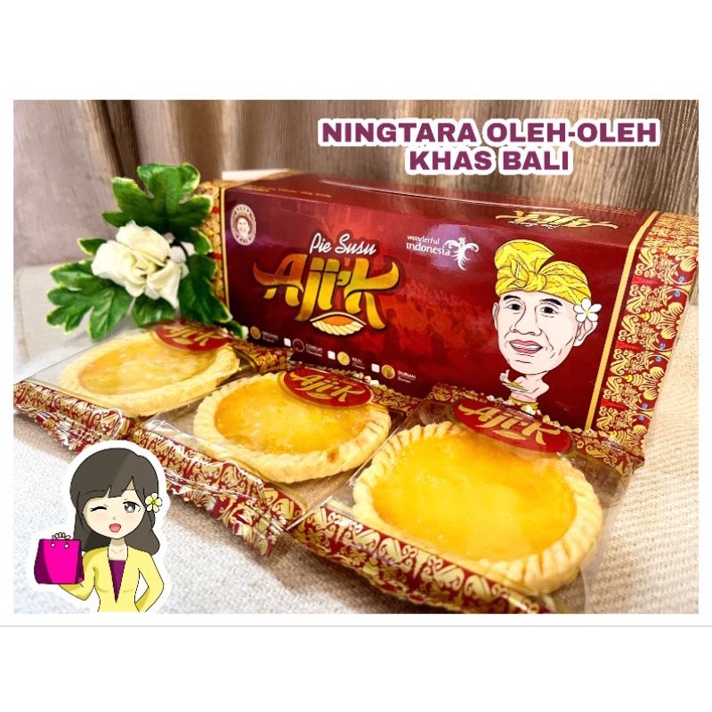 

PIE SUSU AJIK KRISNA "FRESH OVEN/TERBARU EXP. 11-12 hari" ISI 10 PCS + BUBBLE WRAP & KARDUS GRATIS (OLEH-OLEH KHAS BALI)