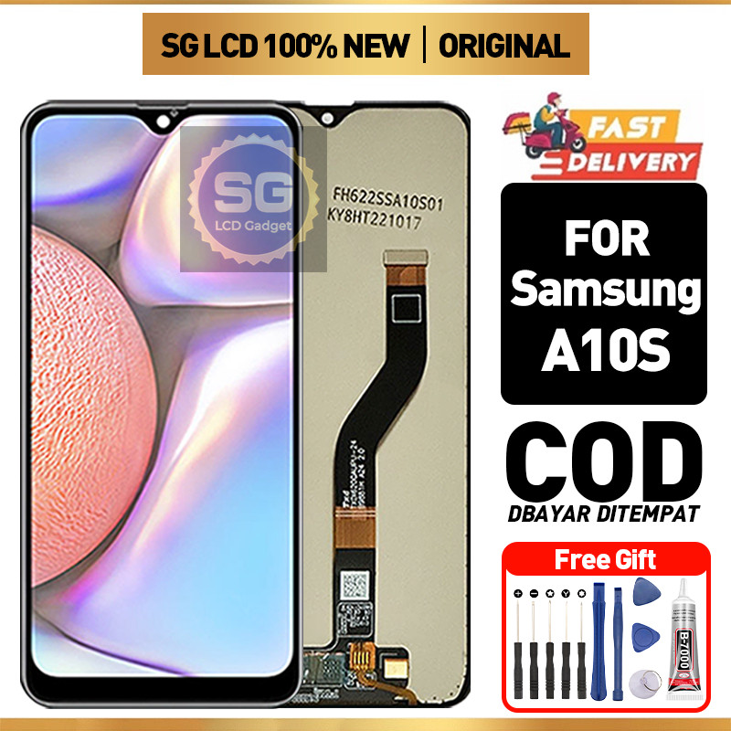 LCD SAMSUNG A10S Original 100% Fullset ori asli hp Touchscreen Murah For Glass Touch Screen