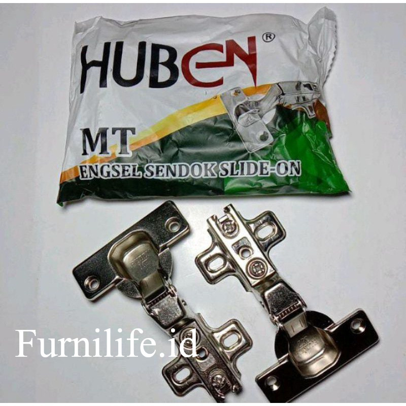 Engsel Sendok Huben Lurus MT0 L4 | Engsel Lemari Sendok Lurus | Engsel Laci Sendok Lurus