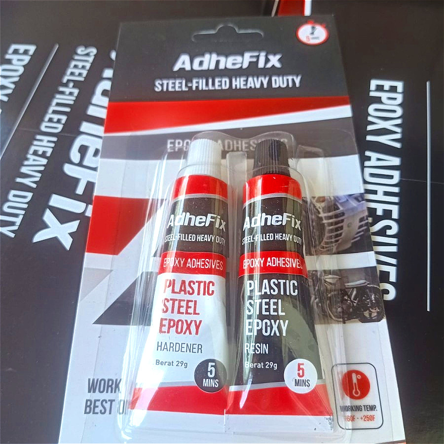 

ADHEFIX Lem Epoxy 5 Minute Lem Besi Campur 5 Menit Bukan Dextone Murah 58gr 58 Gram
